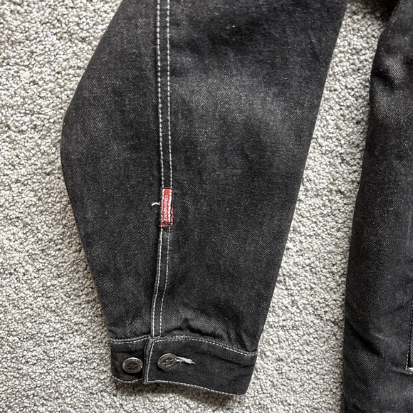 Southpole Vintage Mens LARGE Y2K 90s Denim Button Trucker Jacket Jnco Pocket EUC - Picture 5 of 16